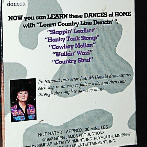 Country Line Dancin' Learn How To 1992 Volume 3 Vtg - Picture 4 of 5